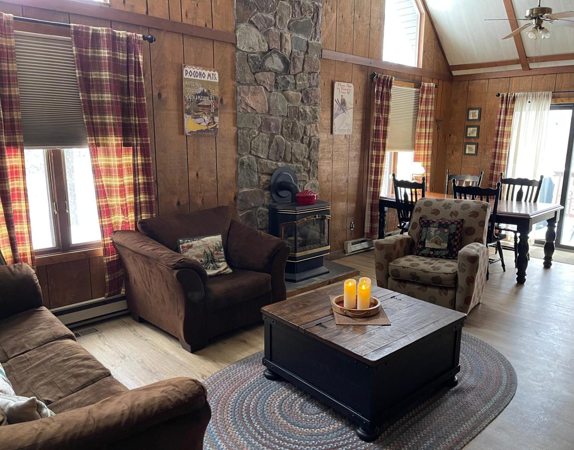 Pocono Mountain View Lake House In 莱克哈莫尼 外观 照片