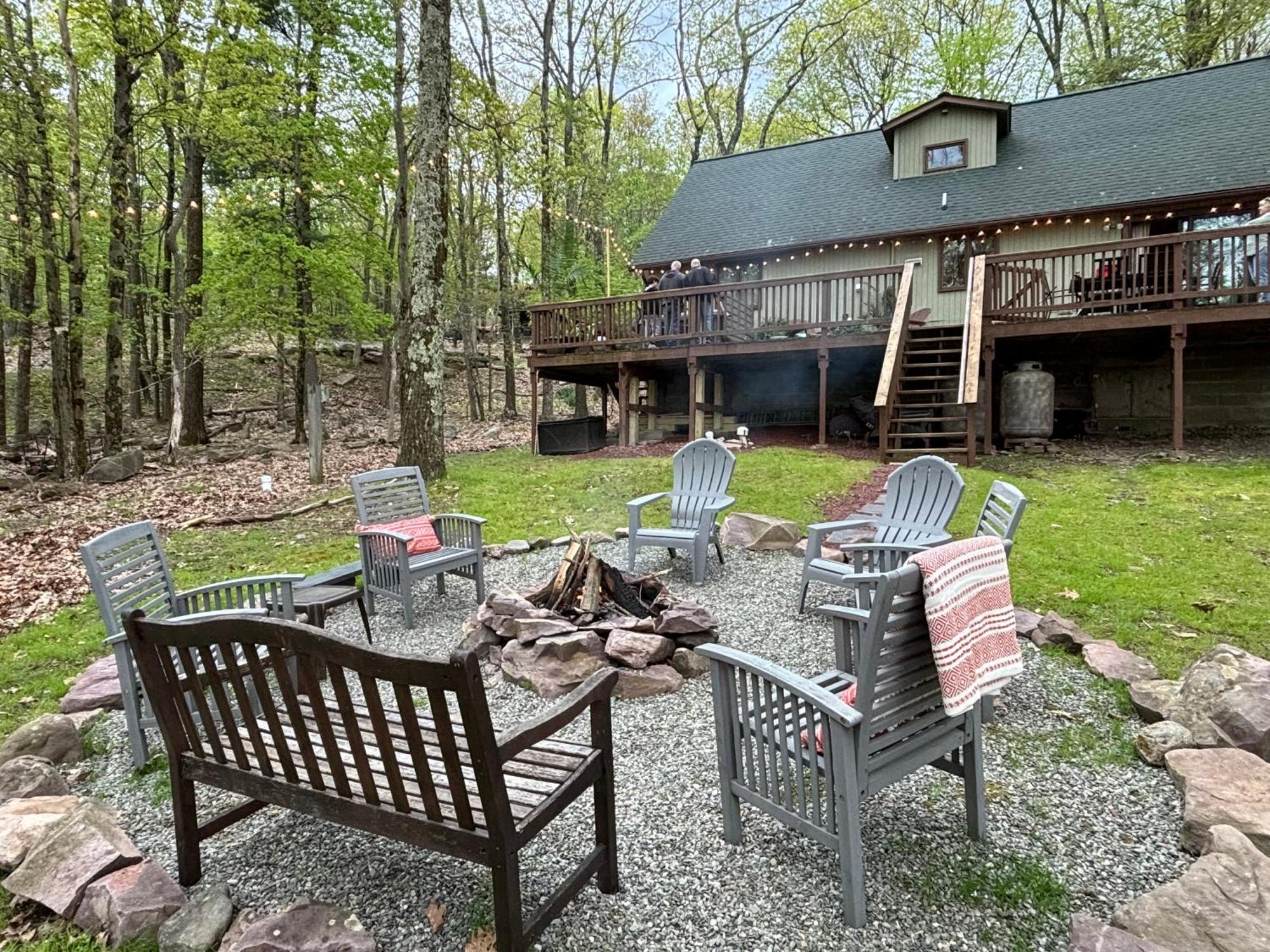 Pocono Mountain View Lake House In 莱克哈莫尼 外观 照片
